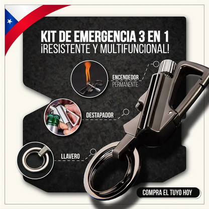 Encendedor Vulcano Todo Terreno 3 en 1